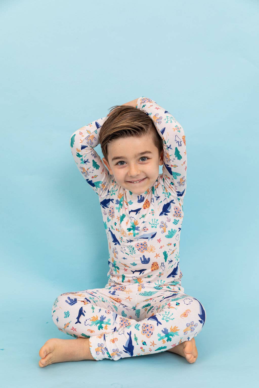 Kids Bamboo Pajamas - Seas The Day