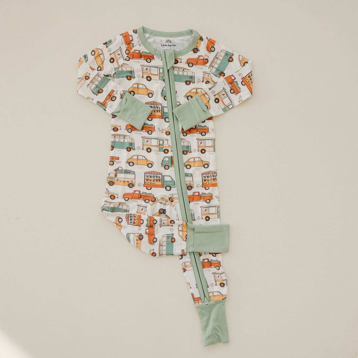 Cruisin' then Snoozin' Bamboo Zippy Romper