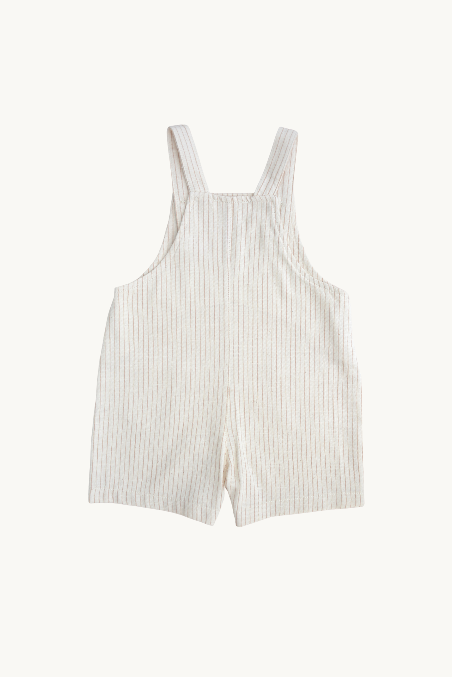 Cream Stripe Overall