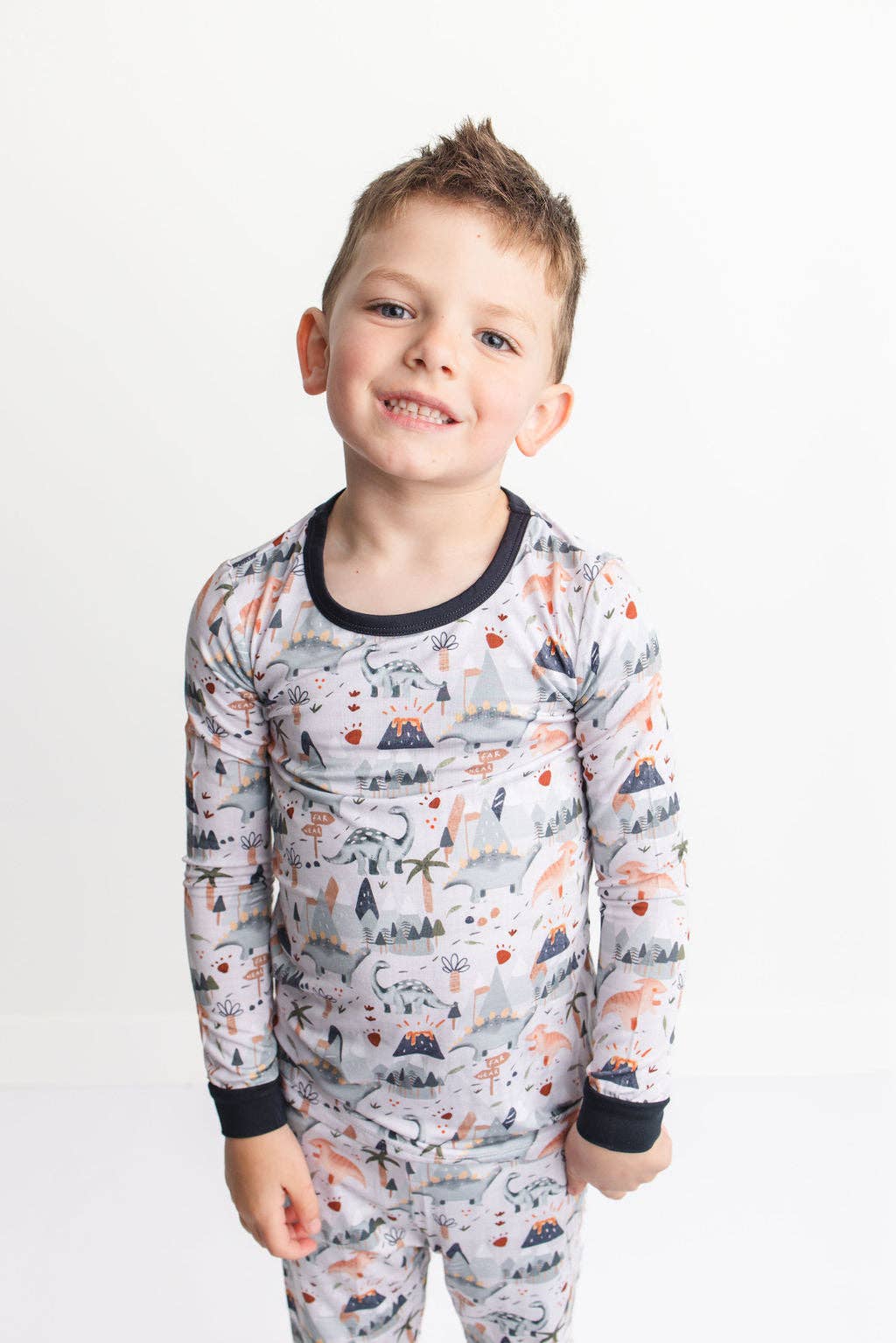 Dinosnores Bamboo 2-Pc Pajamas