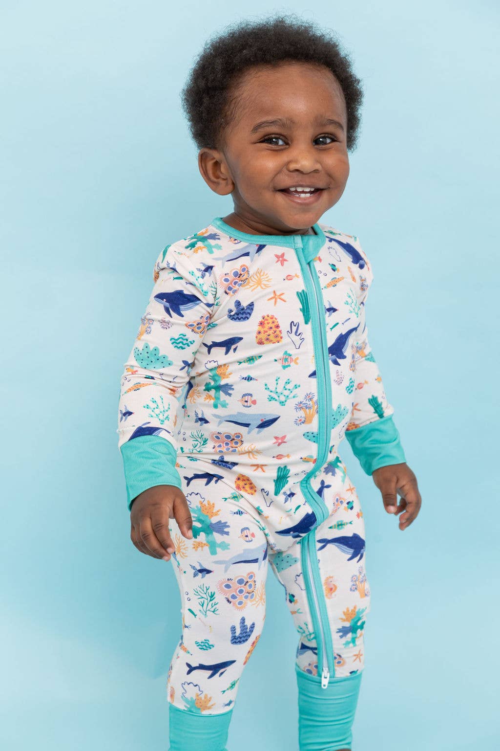 Baby Bamboo Pajamas Seas the Day