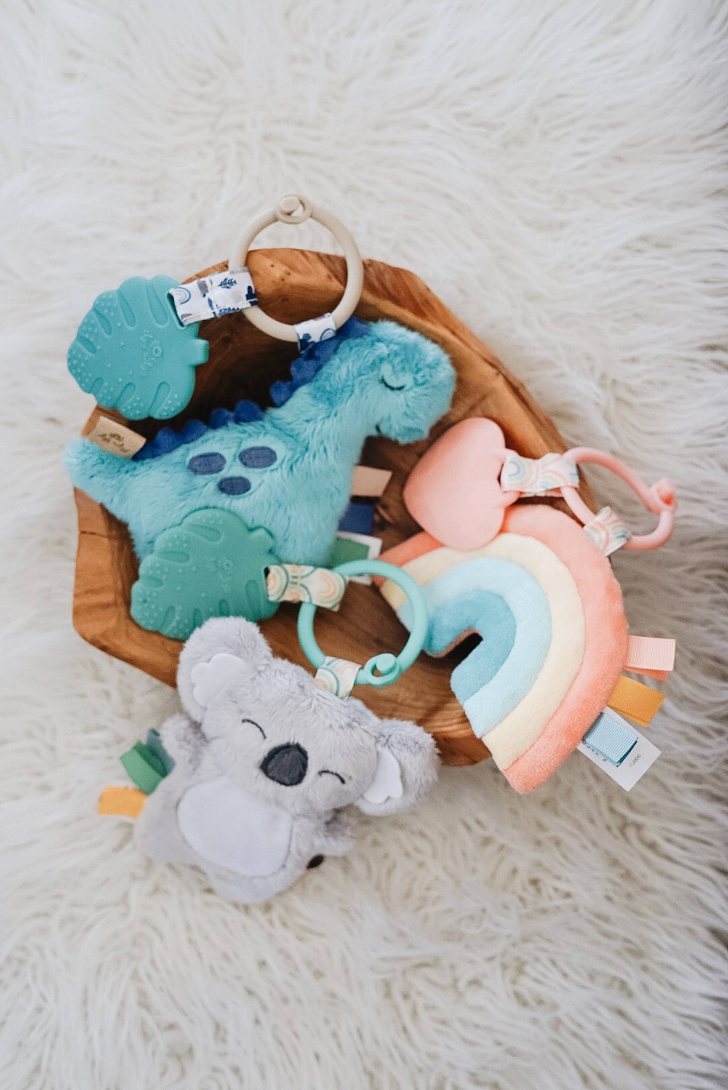 Itzy Pal™Rainbow Plush + Teether