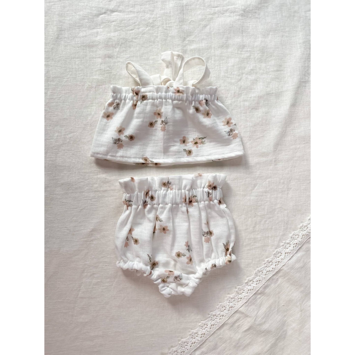 Floral Ivory Bloomers