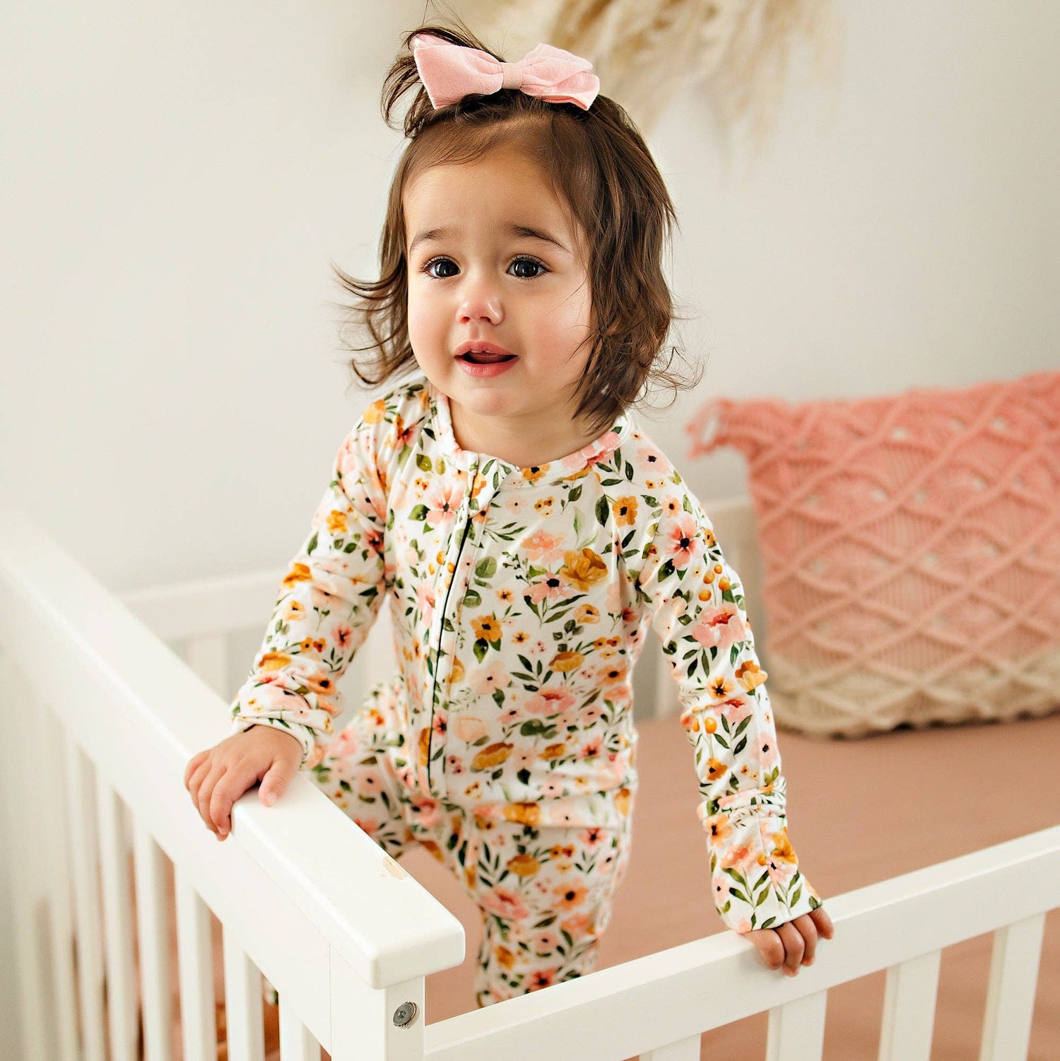 Floral newborn online sleeper