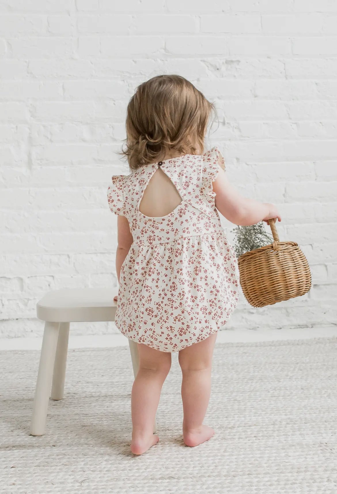 Organic Alma Floral Romper