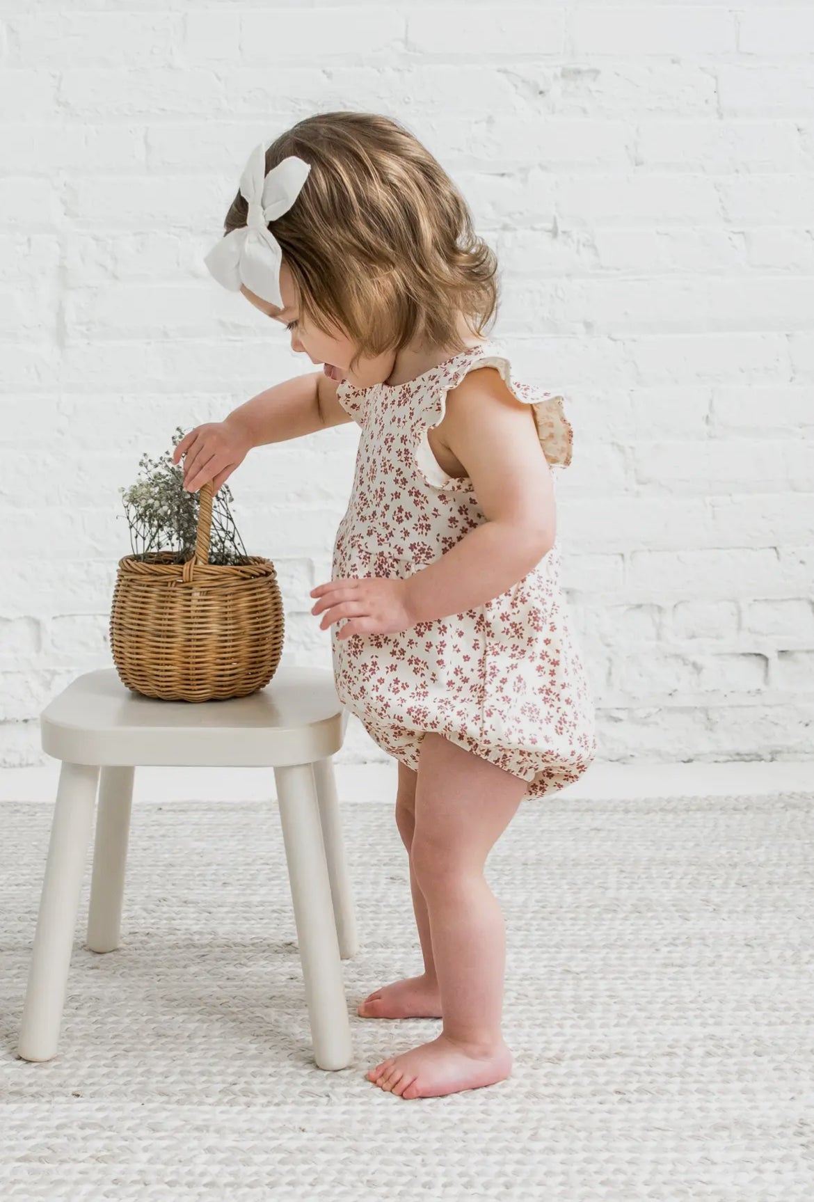 Organic Alma Floral Romper