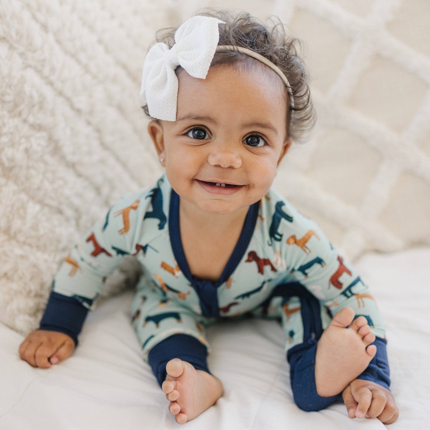 Lets Pawty! Bamboo Zippy Romper