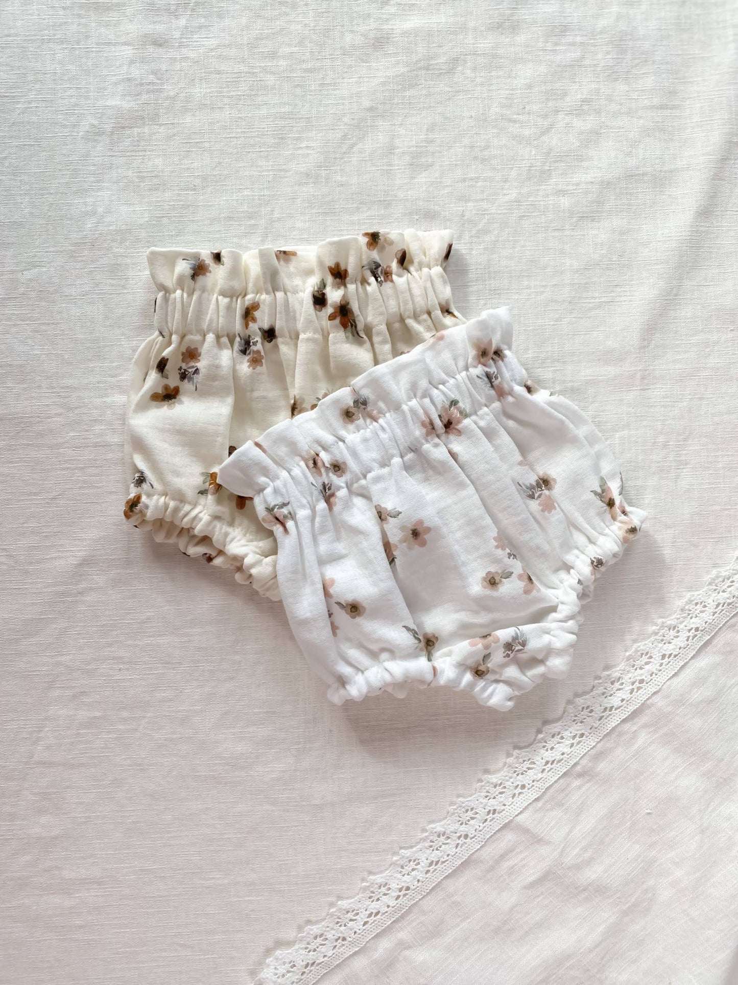 Floral Ivory Bloomers