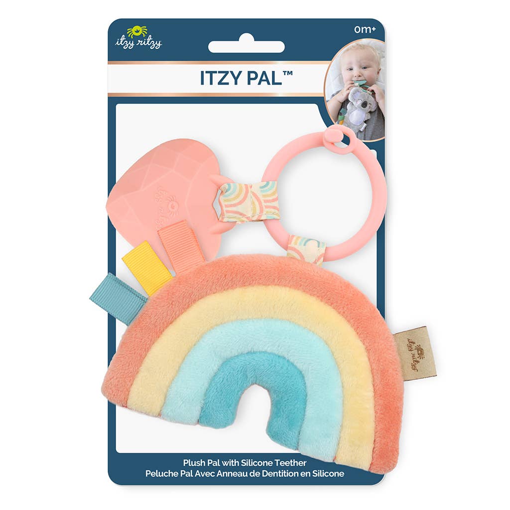 Itzy Pal™Rainbow Plush + Teether