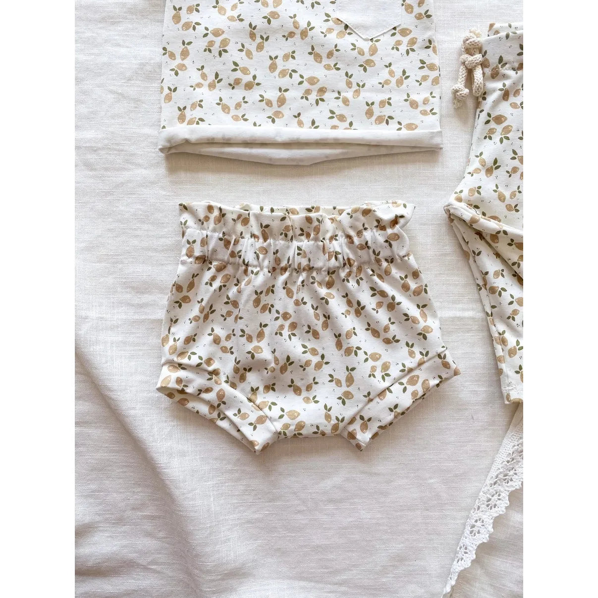 Ruffle Lemon Shorts