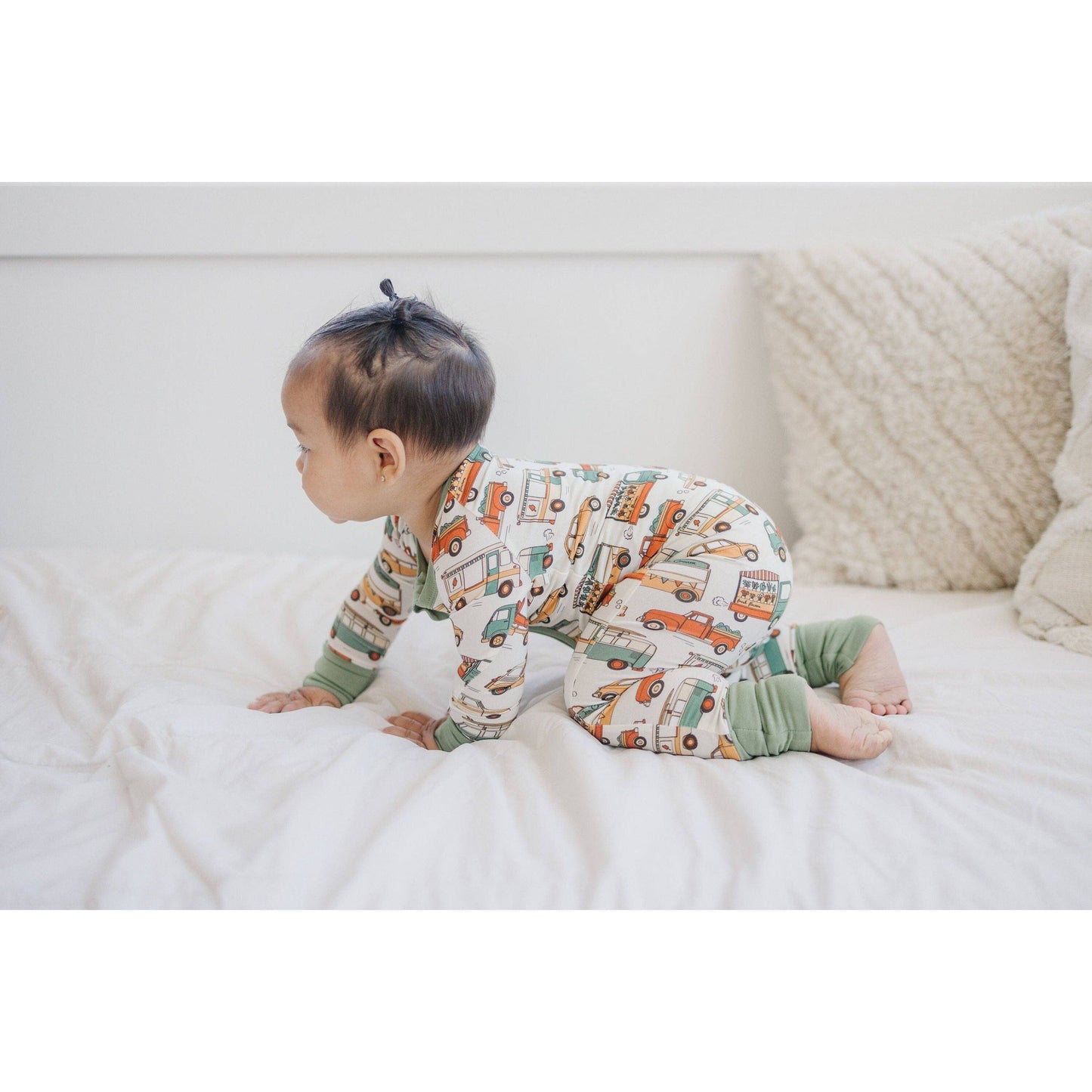 Cruisin' then Snoozin' Bamboo Zippy Romper